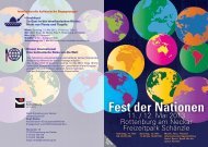 Flyer Fest der Nationen 2013 - Stadt Rottenburg am Neckar