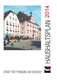 Haushaltsplan 2014 - Stadt Rottenburg am Neckar
