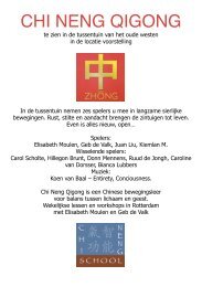 CHI NENG QIGONG - Rotterdams Wijktheater