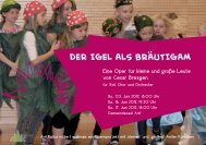 Der Igel als BrautIgam - Rottmayr-Gymnasium