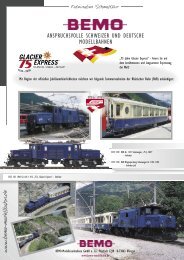 anspruchsvolle schweizer und deutsche modellbahnen - bei ...