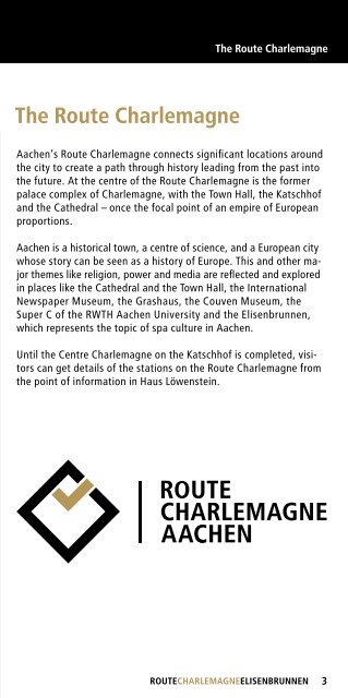 Flyer - Route Charlemagne Aachen