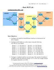 Basic BGP Lab - Router Alley