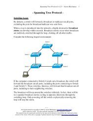 Spanning Tree Protocol (STP) - Router Alley