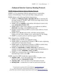 EIGRP (Enhanced Interior Gateway Routing Protocol) - Router Alley