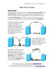 Basic WAN Concepts - Router Alley