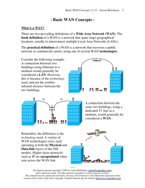 Basic WAN Concepts - Router Alley