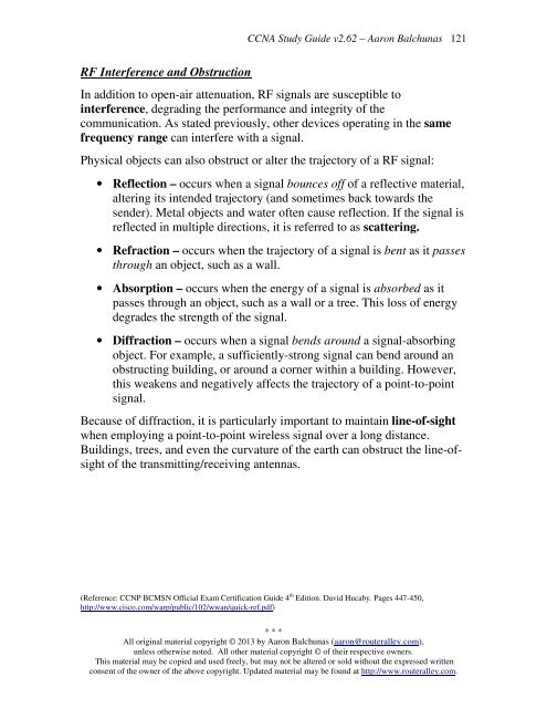 Cisco CCNA Study Guide - Router Alley