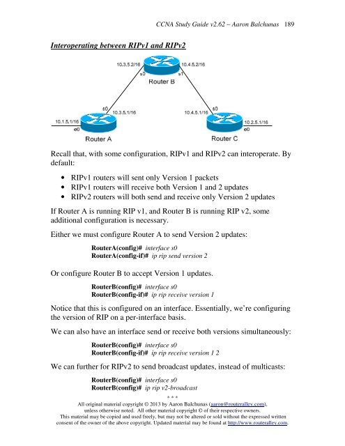 Cisco CCNA Study Guide - Router Alley