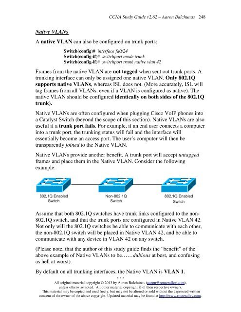 Cisco CCNA Study Guide - Router Alley