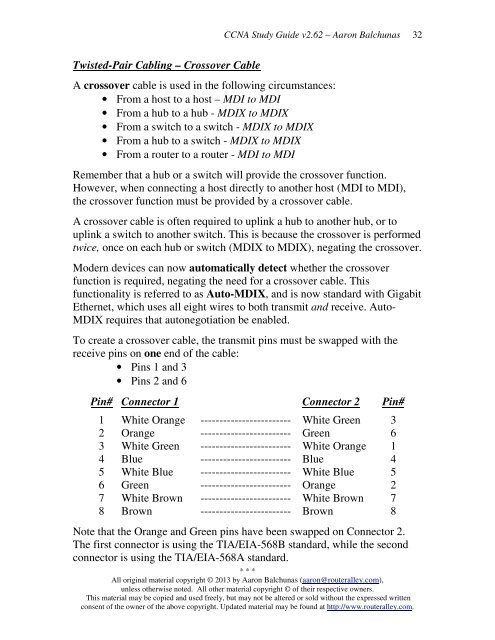 Cisco CCNA Study Guide - Router Alley