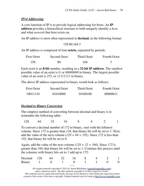 Cisco CCNA Study Guide - Router Alley