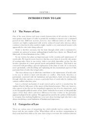Chapter 1: Introduction to Law