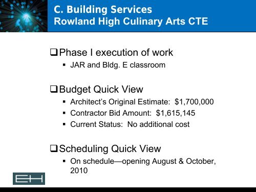 6-16-10 CBOC Bond Report - Rowland Unified School District