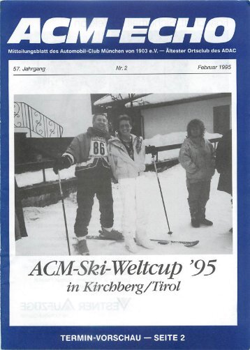 ACM-Ski-Weltcup '95 - ACM Automobilclub München von 1903 e. V.