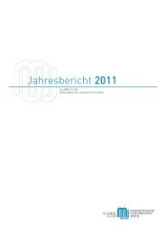Jahresbericht 2011 - Alumni Club Medizinische UniversitÃ¤t Wien