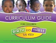 Birth to Three Years - The Early Childhood Commission