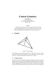 Contest Geometry - Home Page -- Tom Davis