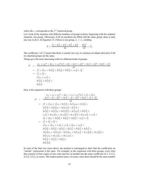 PÂ´olya's Counting Theory - Home Page -- Tom Davis