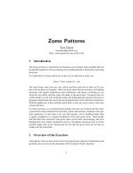 Zome Patterns - Home Page -- Tom Davis