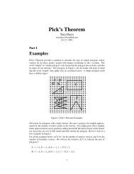 Pick's Theorem - Home Page -- Tom Davis