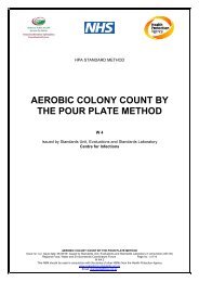 AEROBIC COLONY COUNT BY THE POUR PLATE METHOD