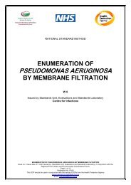 enumeration of pseudomonas aeruginosa by membrane filtration