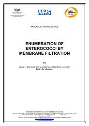 ENUMERATION OF ENTEROCOCCI BY MEMBRANE FILTRATION