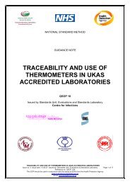 traceability and use of thermometers in ukas accredited laboratories