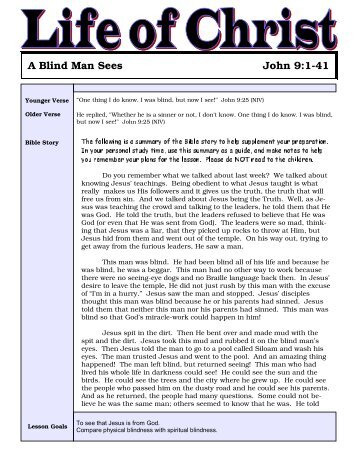 LOCJohn Lesson22-A Blind Man Sees - Mission Arlington
