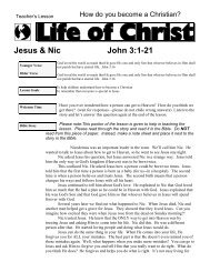 Jesus & Nic John 3:1-21 - Mission Arlington