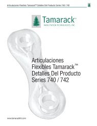 Articulaciones Flexibles Tamarack Detalles Del ... - Becker Orthopedic