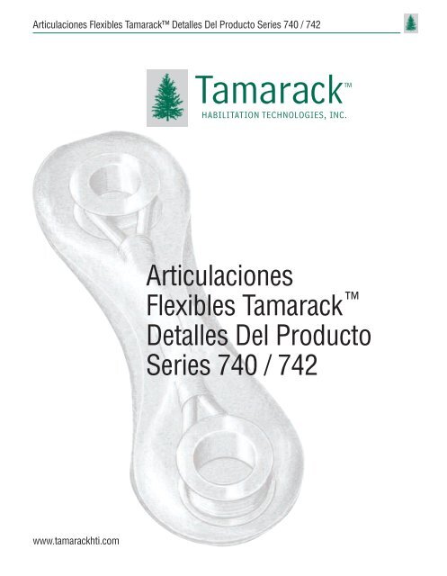 Articulaciones Flexibles Tamarack Detalles Del ... - Becker Orthopedic