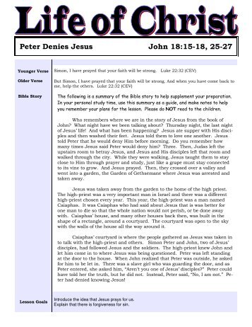 LOCJohn Lesson40-Peter Denies Jesus - Mission Arlington