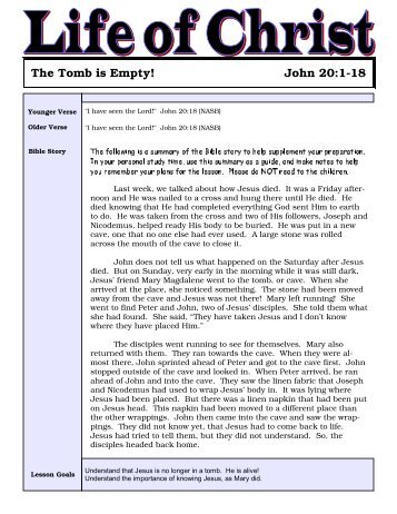 LOCJohn Lesson44-The Tomb is Empty - Mission Arlington