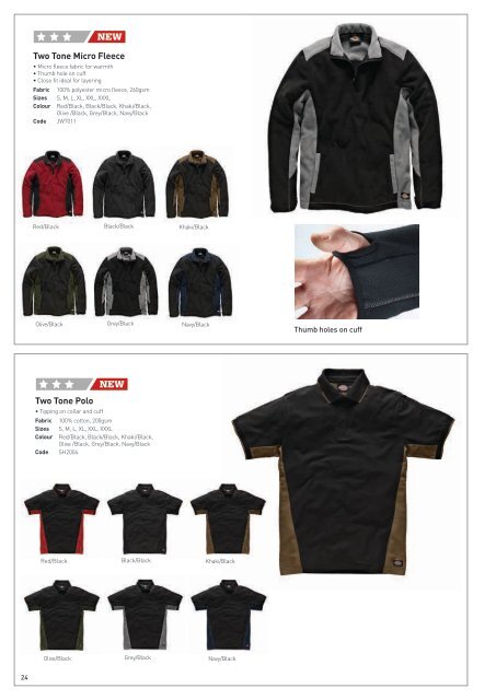 Dickies Workwear by tex-solution www.tex-solution.ch