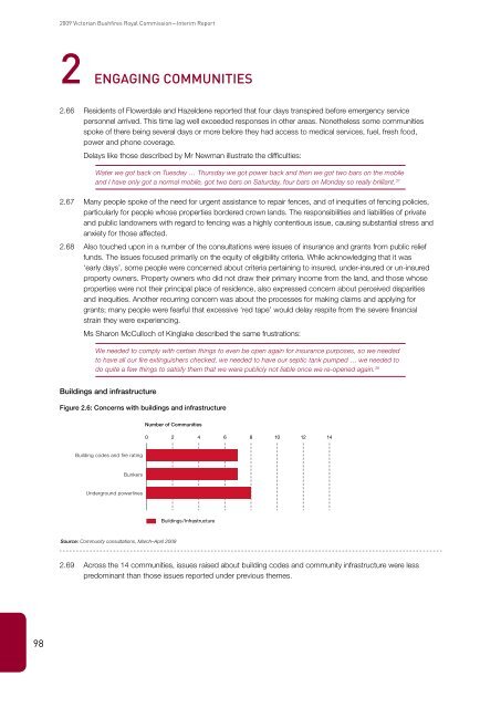 engaging communities - 2009 Victorian Bushfires Royal Commission