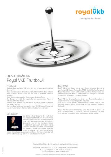 Pressemitteilung - Royal VKB