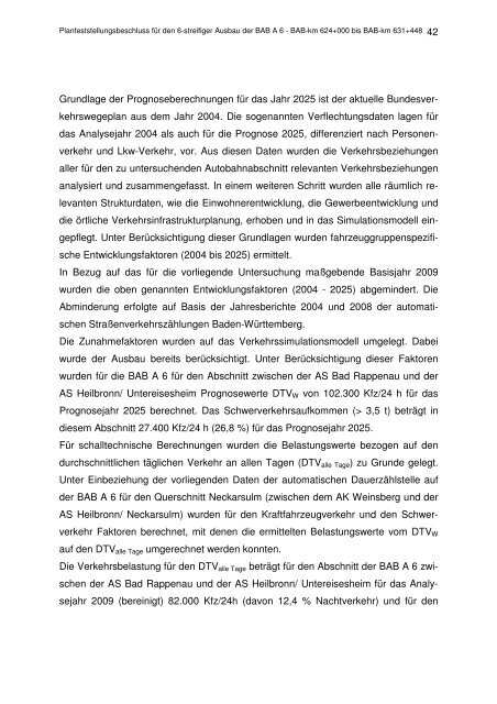 Planfeststellungsbeschluss A6 Internet - Regierungspräsidium ...