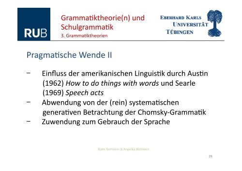 Grammatiktheorie und Schulgrammatik - Regierungspräsidium ...