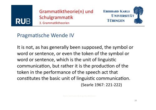 Grammatiktheorie und Schulgrammatik - Regierungspräsidium ...