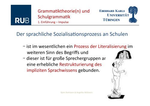 Grammatiktheorie und Schulgrammatik - Regierungspräsidium ...