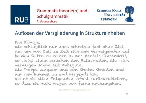 Grammatiktheorie und Schulgrammatik - Regierungspräsidium ...