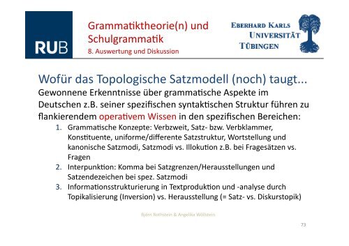 Grammatiktheorie und Schulgrammatik - Regierungspräsidium ...