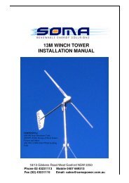 13M WINCH TOWER INSTALLATION MANUAL - Soma Power