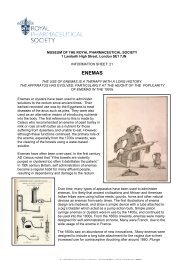 ENEMAS - Royal Pharmaceutical Society