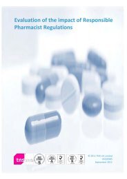 Evaluation of the impact of Responsible Pharmacist Regulations