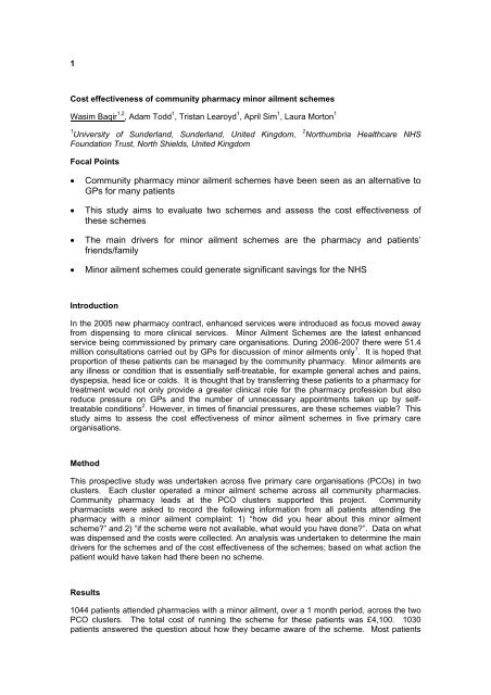 RPS Conference 2010, Abstracts 2010 - Royal Pharmaceutical Society