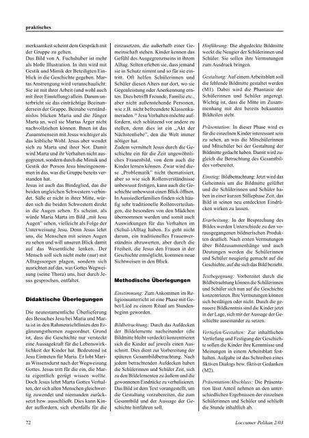 'Loccumer Pelikan' 2/2003 als pdf-Datei - ReligionspÃ¤dagogisches ...