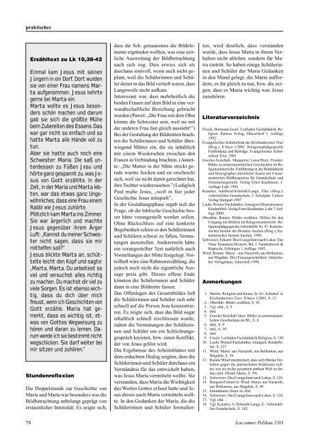 'Loccumer Pelikan' 2/2003 als pdf-Datei - ReligionspÃ¤dagogisches ...